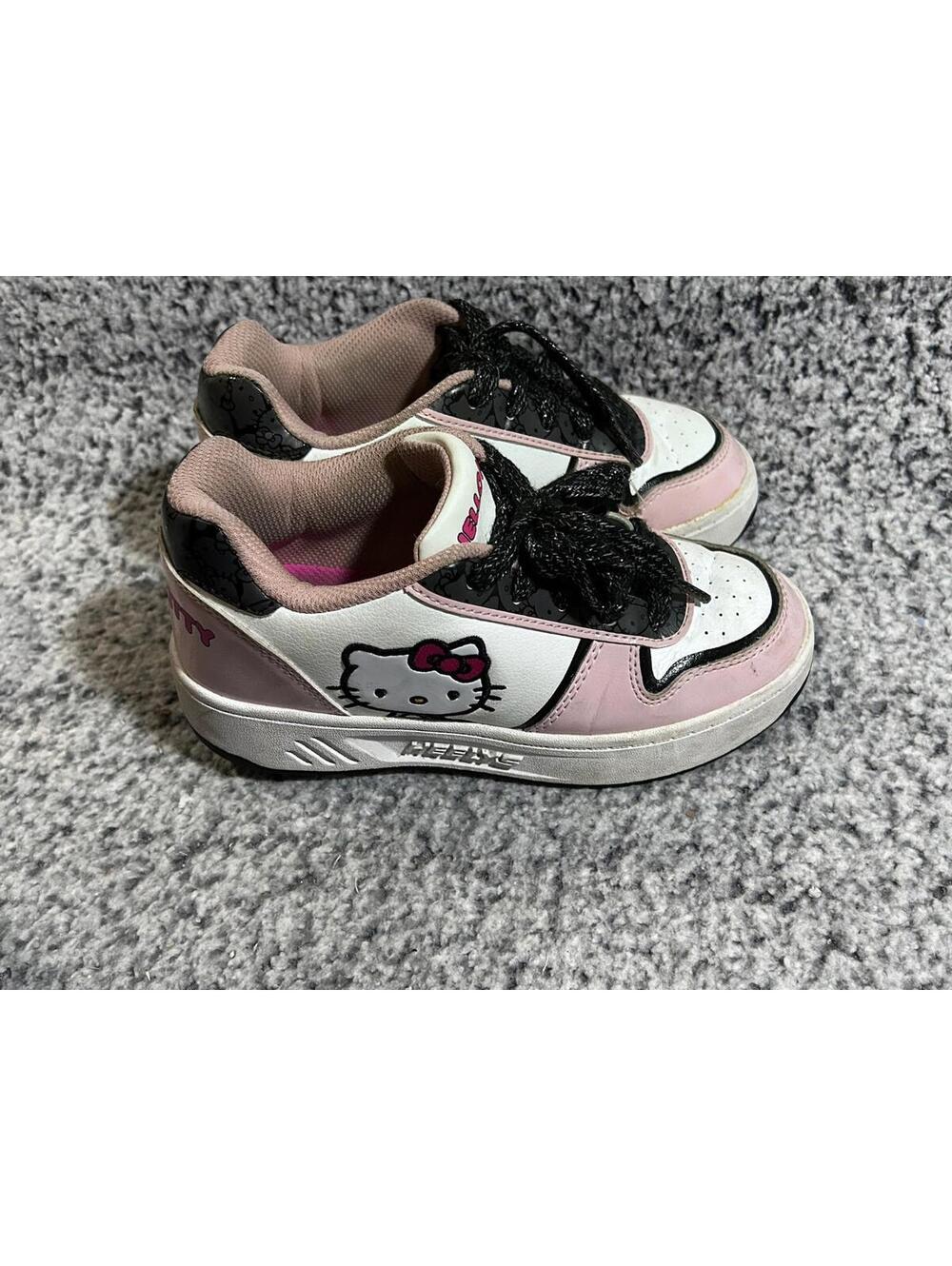 Heelys Hello Kitty Youth 2 Pink White Roller Shoes Wheels Girls YTH2